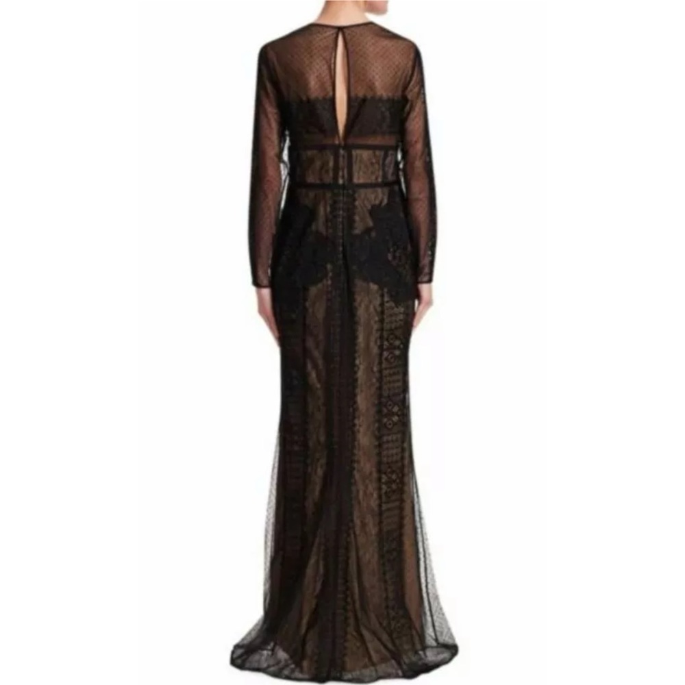 🖤 ZUHAIR MURAD Illusion Nude Lace Mermaid Gown 14 - Picture 4 of 9
